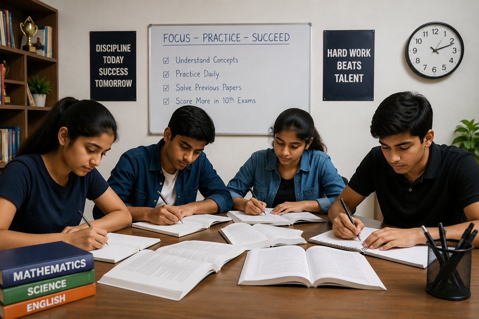 10th Class Maths Tuition Student